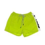 Lime White Shorts Kostuum Fila , Green , Heren