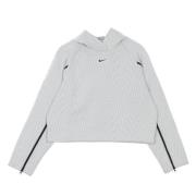 Geometrische Lichtgewicht Hoodie Nike , Gray , Dames