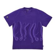 Paarse Octopus Tee Heren T-shirt Octopus , Purple , Heren