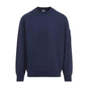 Blauwe Sweatshirt Aw24 Herenmode C.p. Company , Blue , Heren