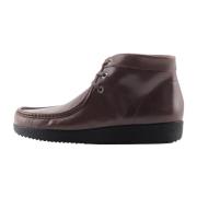 Handgemaakte leren veterschoenen koffie Nature Footwear , Brown , Here...