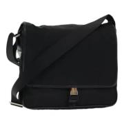 Pre-owned Nylon shoulder-bags Prada Vintage , Black , Dames