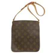 Pre-owned Canvas shoulder-bags Louis Vuitton Vintage , Brown , Dames