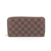 Pre-owned Canvas wallets Louis Vuitton Vintage , Brown , Dames