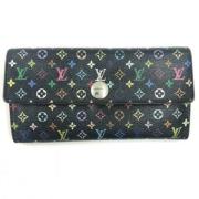 Pre-owned Fabric wallets Louis Vuitton Vintage , Black , Dames