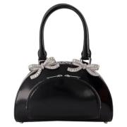 Leather handbags Self Portrait , Black , Dames