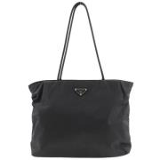 Pre-owned Fabric shoulder-bags Prada Vintage , Black , Dames