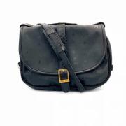 Pre-owned Leather shoulder-bags MCM Pre-owned , Black , Dames