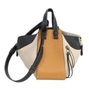 Pre-owned Leather totes Loewe Pre-owned , Beige , Dames