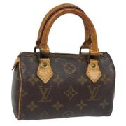 Pre-owned Canvas louis-vuitton-bags Louis Vuitton Vintage , Brown , Da...