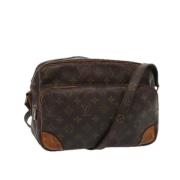 Pre-owned Canvas shoulder-bags Louis Vuitton Vintage , Brown , Dames