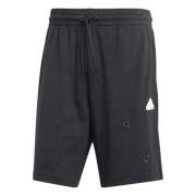 Elegante Zwarte Bermuda Shorts voor Mannen Adidas , Black , Heren