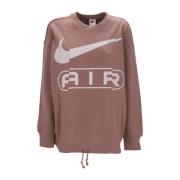 Lichte Crewneck Sweater Dames Smokey Mauve Nike , Purple , Dames