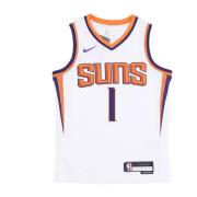 Devin Booker Basketbal Tanktop Nike , White , Heren