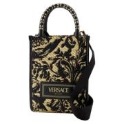 Leather handbags Versace , Multicolor , Dames