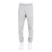 Grijze Adicolor 3-Stripes Herenbroek Adidas Originals , Gray , Heren