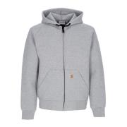 Lichtgewicht Hooded Zip Sweatshirt Grijs Carhartt Wip , Gray , Heren