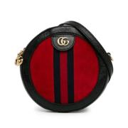 Pre-owned Suede crossbody-bags Gucci Vintage , Red , Dames