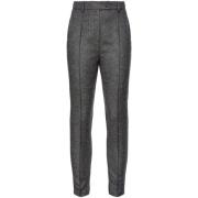 Hoge Taille Skinny Broek Grijs Pinko , Gray , Dames