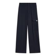 Blauwe Casual Broek Ami Paris , Blue , Dames