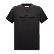 T-shirt met logo Maison Margiela , Gray , Dames