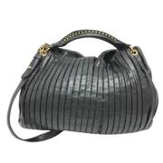 Pre-owned Leather shoulder-bags Miu Miu Pre-owned , Black , Dames