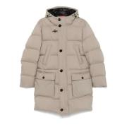 Beige donsparka met capuchon Fay , Beige , Heren