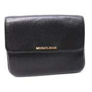 Pre-owned Leather shoulder-bags Michael Kors Pre-owned , Black , Dames