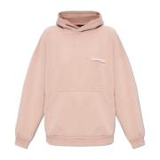 Hoodie met logo Balenciaga , Pink , Dames