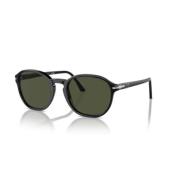 Tijdloze Stijl Zonnebrillen Collectie Persol , Black , Unisex