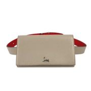 Pre-owned Leather crossbody-bags Christian Louboutin Pre-owned , Beige...