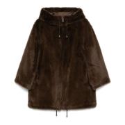 Bruine Faux-Fur Pathos Jas P.a.r.o.s.h. , Brown , Dames