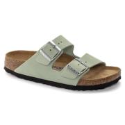 Platte Sandalen Birkenstock , Green , Dames