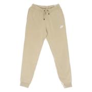 Essentiële Fleece Trainingspak Broek Nike , Beige , Dames