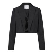 Grijze Vidacc Crop Blazer Co'Couture , Gray , Dames