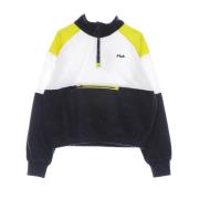 Hoge hals halve rits fleece sweatshirt Fila , Multicolor , Dames