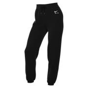 Elastische W Mid-Rise Fleece Joggers Nike , Black , Dames