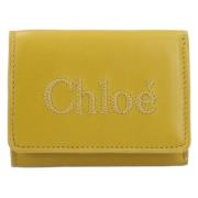 Leather wallets Chloé , Green , Dames