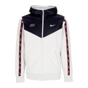 Sportswear Full-zip Hoodie Light Bone/Black/White Nike , White , Heren