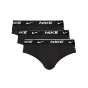 Heren Zwarte Slip Set Nike , Black , Heren