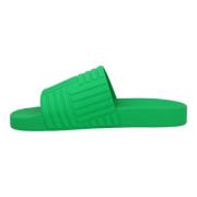 Rubber sandals Bottega Veneta , Green , Dames