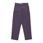 Artisjok Rinsed Wijde Pijp Broek Carhartt Wip , Purple , Dames