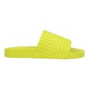 Rubber sandals Bottega Veneta , Green , Dames