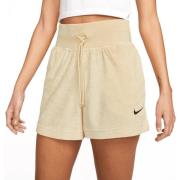 French Terry Dames Shorts Vanille Nike , Yellow , Dames