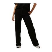 Elegante Zwarte Broek Notre-v , Black , Dames