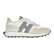 Retro Heren Sneaker met Stoer Karakter en Grip Hogan , White , Heren