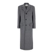 Grijze Merinowollen Jas voor Vrouwen Dunst , Gray , Dames