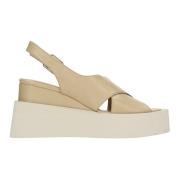 Met hak beige Elena Iachi , Beige , Dames