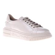 Trainers in vanillla naplak Baldinini , Beige , Dames