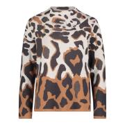 Animal Print Jacquard Sweater Betty Barclay , Multicolor , Dames